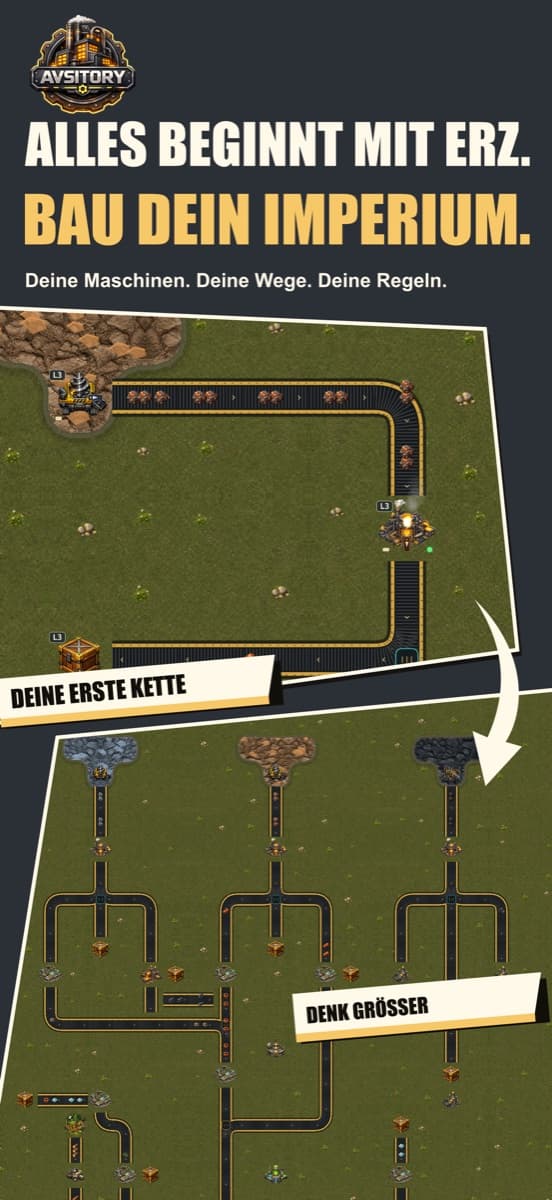 Erste Produktionskette in Avsitory